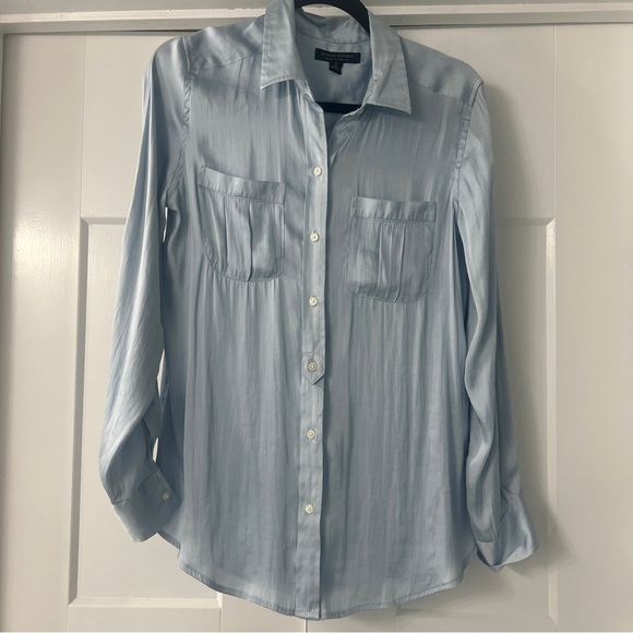 Banana Republic Dillon Classic Fit Soft Satin Utility Shirt - Picture 2 of 6